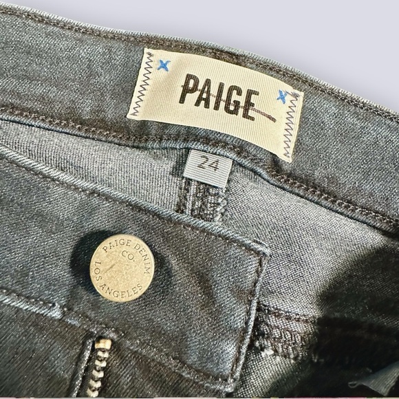 NWOT PAIGE Denim ‘Skyline’ Skinny Jeans in “Azaria” Wash Size 24 - Picture 3 of 16